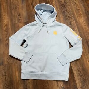 Carhartt Women’s Hoodie Thick Relaxed Small 4-6 Lt Blue